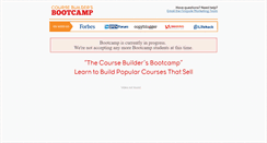 Desktop Screenshot of coursebuildersbootcamp.com