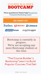 Mobile Screenshot of coursebuildersbootcamp.com
